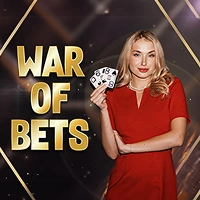 Captura de pantalla del juego de cartas War of Bets
